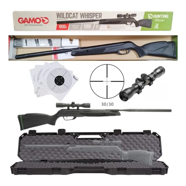 Rifle Gamo Wildcat Whisper 5.5mm Aire Estuche Rigido Xchws C