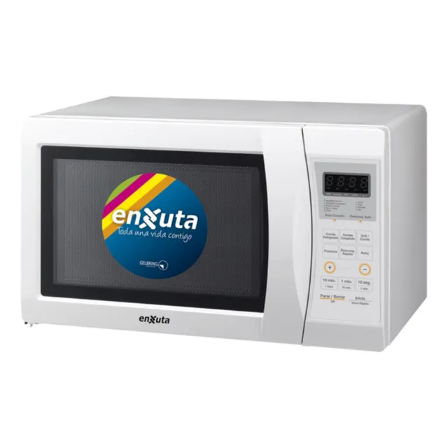 Microondas 23lts Con Grill Combinado Blanco Enxuta