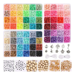 Juego De Bolas De Arcilla De 72 Colores Para Hacer Pulseras, Juego De Bolas De Arcilla De 72 Colores Para Hacer Pulseras,