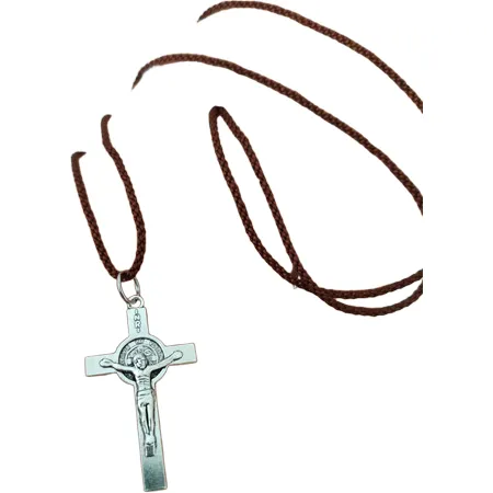 Cruz San Benito 3.5cm Color Guinda - Paquete De 12 Unidades