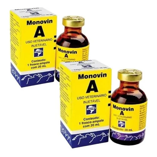 Monovin A 20ml Vitamina A Para Crescer Cabelo Kit Com 02 Uni