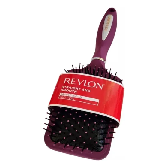 Cepillo De Paleta Recto Y Suave Revlon Peinar Y Secar Purp