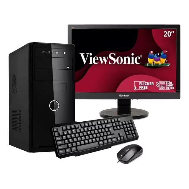 Computadora Completa Intel Dual Core 8gb Ram Monitor Led 19