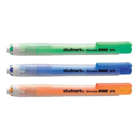 Borrador Retractil Tipo Lapiz Studmark Portaborrador X2
