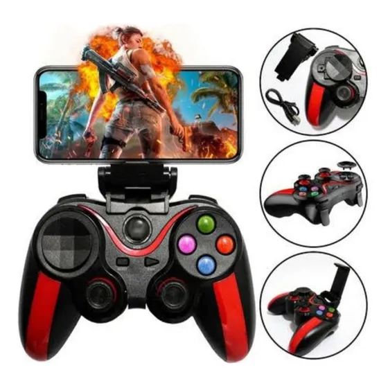Controle Gamepad Bluetooth Celular Android E Ios Para Jogos