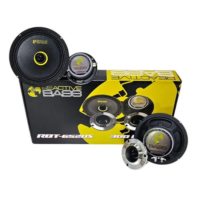 Set De Medios Reactive Bass 6.5 300watts  Rbt-6520s Krack