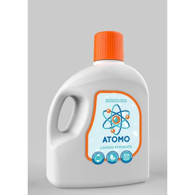 Detergente De Ropa Líquido Para Lavado Marca Atomo Galón 3.8