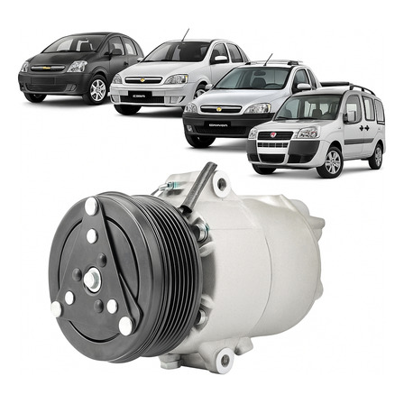 Compressor Corsa Meriva 1.4 1.8 2002 2004 2006 2007 2008 Compressor Corsa Meriva 1.4 1.8 2002 2004 2006 2007 2008