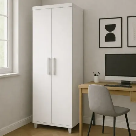 Armário Multiuso Mdf 2 Portas 189x55cm Cozinha Lavanderia