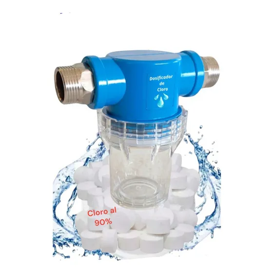 Kit Clorinador Pastillas De Cloro Tanque Jacuzzi Piscina