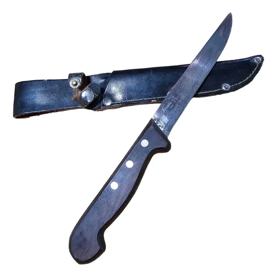Cuchillo Criollo Hoja Franzwenk Solingen Cuero Sobado - 419