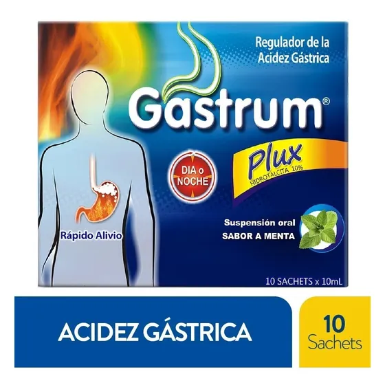 Gastrum Plux Menta X 10 Sachets