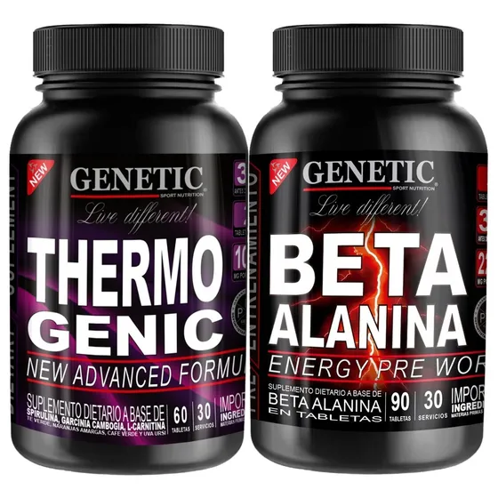 Beta Alanina Fuerza Pre Work Quemagrasas Thermogenic Genetic