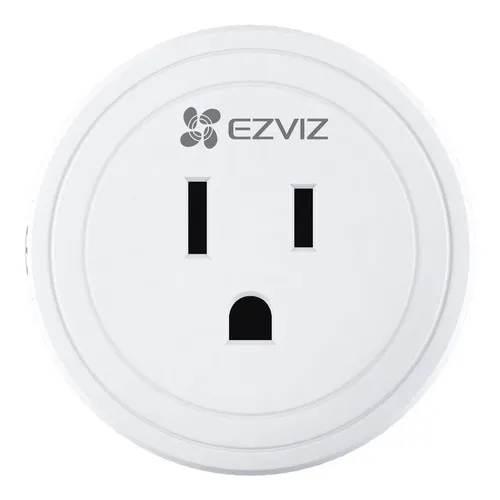 Enchufe Inteligente Ezviz T30 Wifi App Google Home Y Alexa Color Blanco