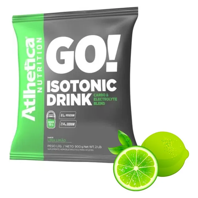 Isotonico Isotonic Drink 900g Go Atlhetica Repositor 30doses