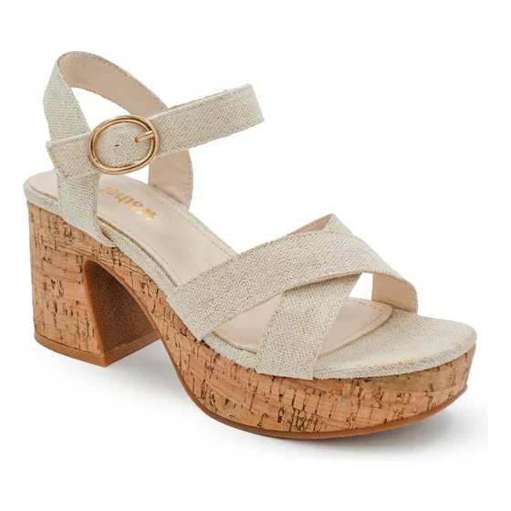 Sandalia Plataforma De Moda Para Mujer 8046 - Sthef