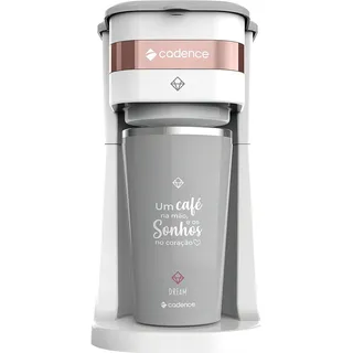Cafeteira Cadence Rose Gold Com Copo Termico Caf206 127v Cafeteira Cadence Rose Gold Com Copo Termico Caf206 127v