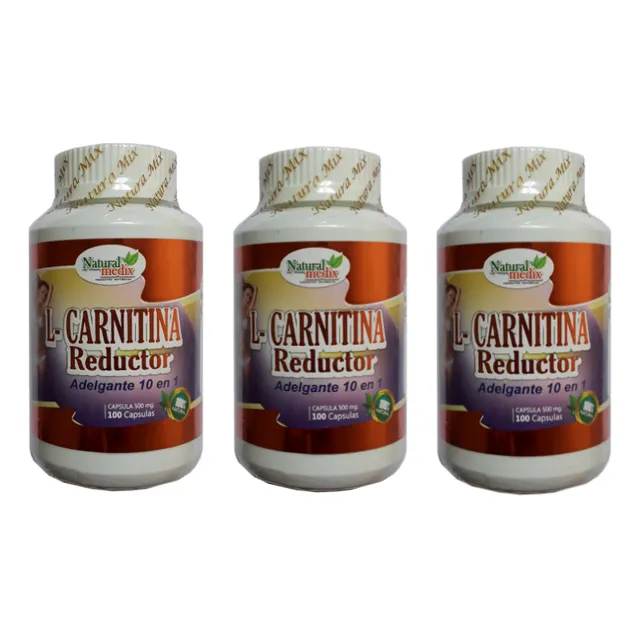 Carnitina 10 En 1 Quemador Grasa Adelgazante Promo 300 Caps
