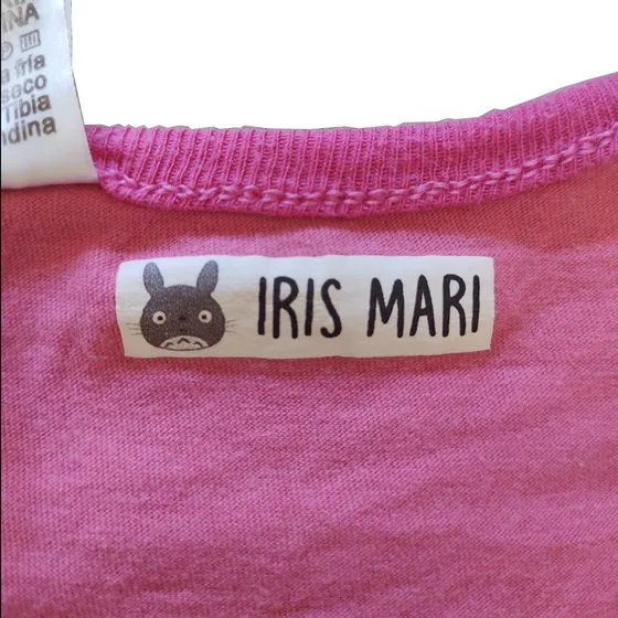 50 Etiquetas Personalizada Con Nombre Para Ropa Pega Plancha