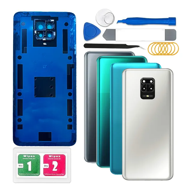 Tapa Trasera Para Xiaomi Redmi Note 9s Y 9 Pro Con Cristal