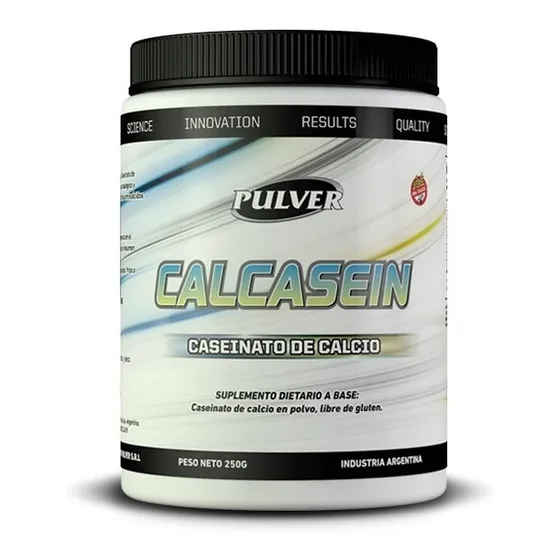Proteína Caseinato Calcio 250 Gr Pulver Calcasein Sin Tacc
