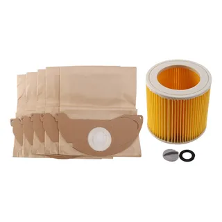 1 Unidade De Filtros De Poeira Hepa+5 Unidades De Sacos De P