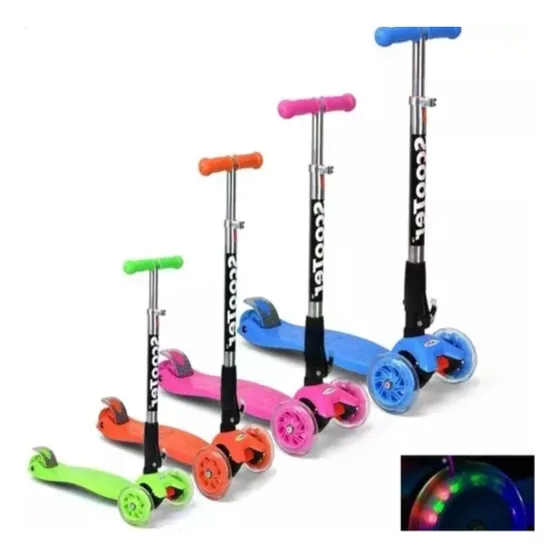 Scooter Monopatin Para Niño Con Luces En Las Ruedas