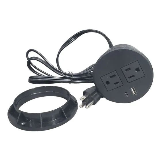 Tomacorriente Para Escritorio Con Puerto Usb A Y C 125v
