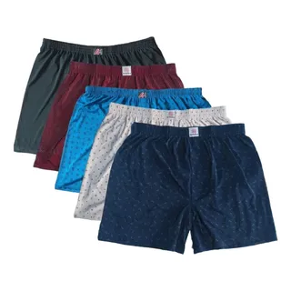 Cuecas Samba Canção - Kit C/ 5 Unidades - Malha Fria Atacado Cuecas Samba Canção - Kit C/ 5 Unidades - Malha Fria Atacado