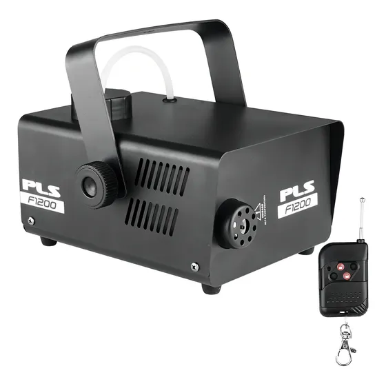 Máquina De Fumaça F-1200 Pls Controle Remoto Sem Fio 220v+nf Cor Preto 220V