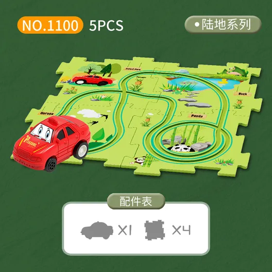 Set De Juego Para Niños Con Forma De Rompecabezas Para Monta
