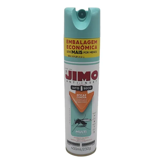 Jimo Multi Insecticida Seco Mata Mosquitos Moscas 400ml Bebé