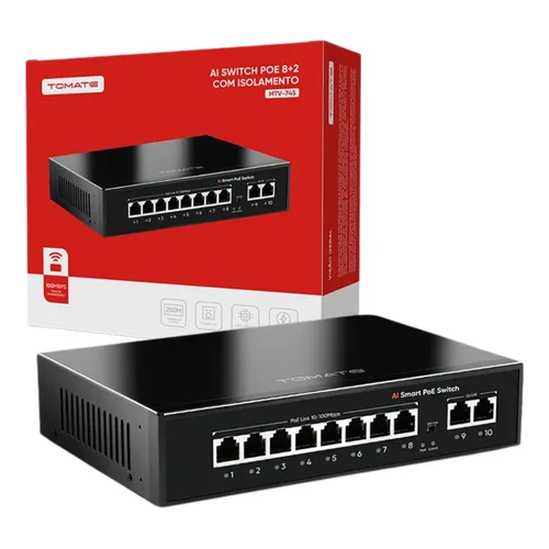 Switch Hp 1910-24 Jg538a 24x 10/100mbps + 2x Gigabit Combo