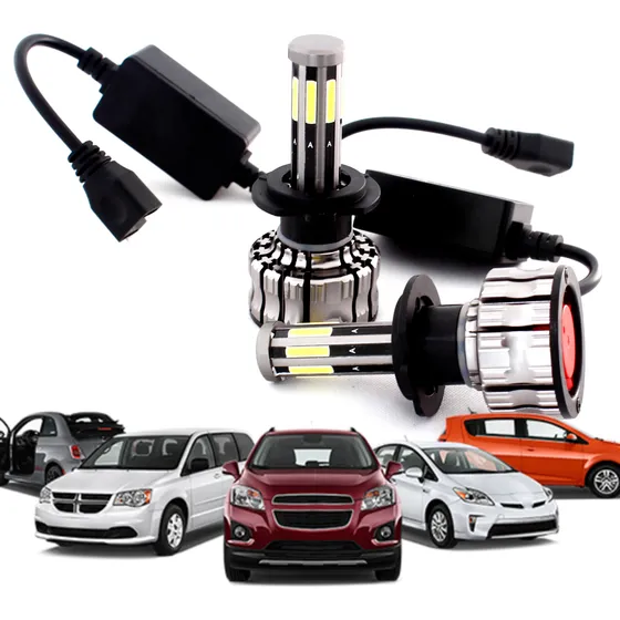 Kit Foco Led H7 8 Caras H7