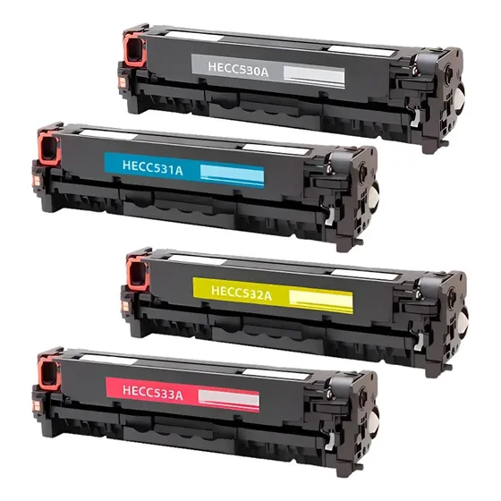 Kit 04 Toner Hp Laserjet Cp2025 M451dw Compatível Promoção