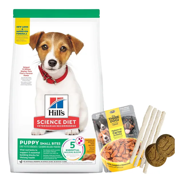Comida Hills Puppy Small Bites Cachorro Raza Pequeña 5,68 Kg