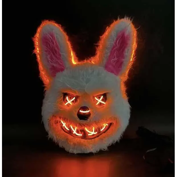 Máscara Peluche Led. Máscara Conejo. Máscara Oso