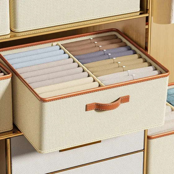 Caixa Organizadora Roupeiro Closet Multiuso Grande Dobrável