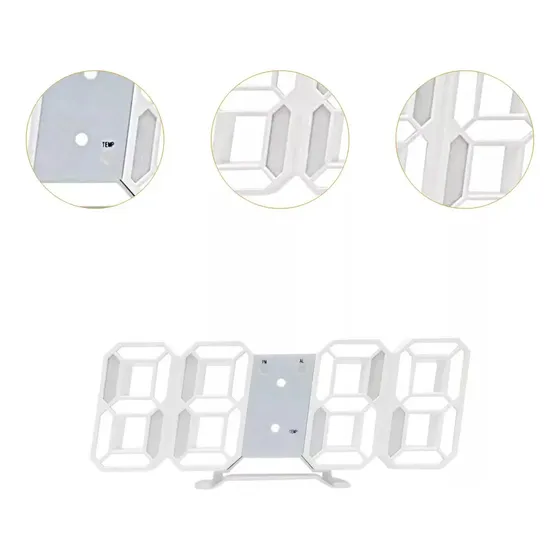 Z Relógio Digital De Design Moderno Relógio De Parede Led
