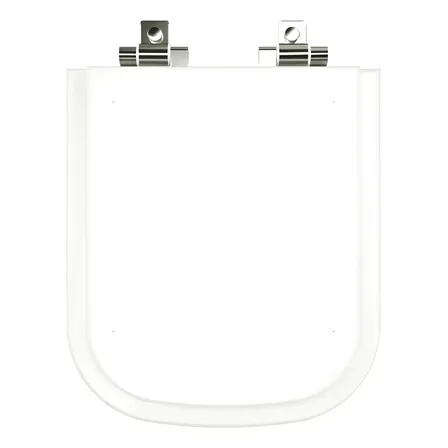 Tampa Vaso Sanitário Para Deca Axis Fecha Suave Em Poliester Cor Branco