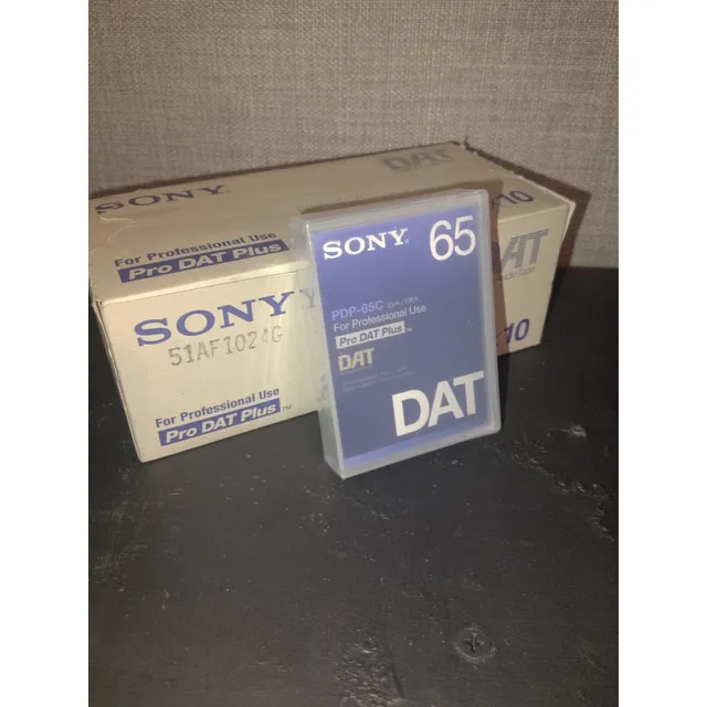Cinta Grabación  Audio Sony Dat Pdp-65