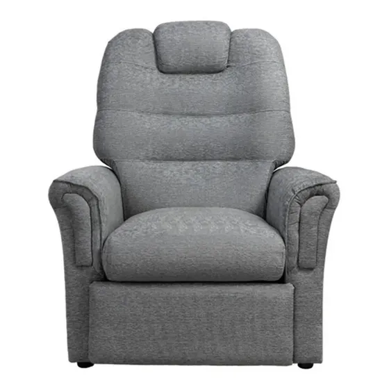 Tu Sillon Ya Reclinable Simple tela chenille color gris oscuro