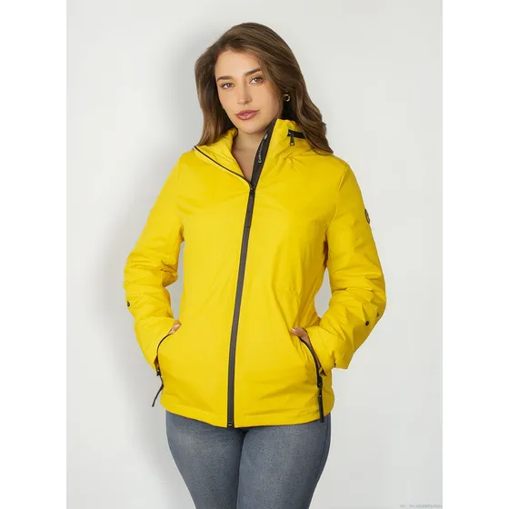 Chamarra Mujer Rompevietos Con Capucha Ny8596lr Greenlander