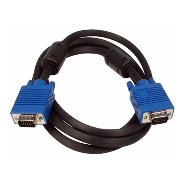 Cable Vga De 5 Metros Con Doble Filtro Para Monitor Nuevo
