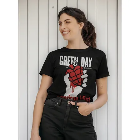 Polera Mujer Estampada Green Day 1251 American Idiot
