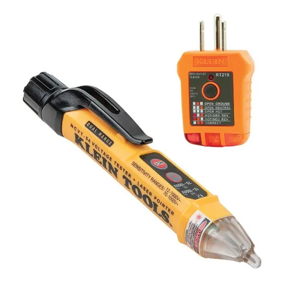 Kit de Probador de Voltaje sin Contacto Klein Tools NCVT5KIT 12V-1000V