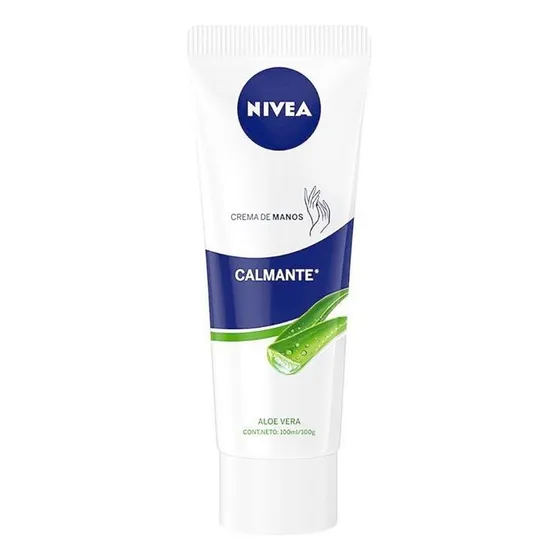 Crema De Manos Calmante Nivea Aloe 100 Ml