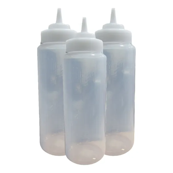 Pomo Aderezo Mostacero Transparente Pico Tapa X 3 Und