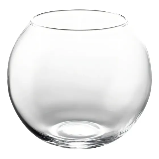 Vaso Aquário Redondo Decoração Vidro Terrário 2,2l