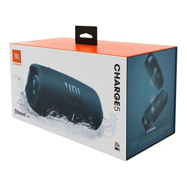 Parlante JBL Charge 5 Charge portátil con bluetooth waterproof azul 220V